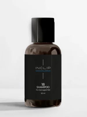 №18 Шампунь для реконструкции поврежденных волос с кератином Inclip, 50 мл